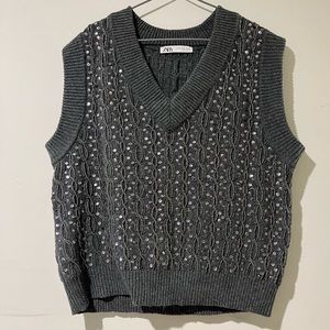 ZARA Limited edition beaded vest